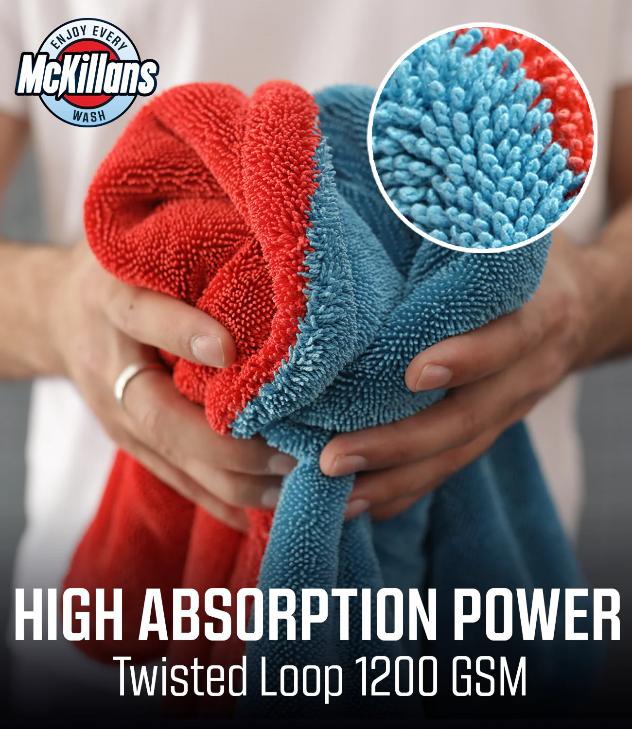 Dual Color Drying Towel 1200GSM 36x28" - Image 5