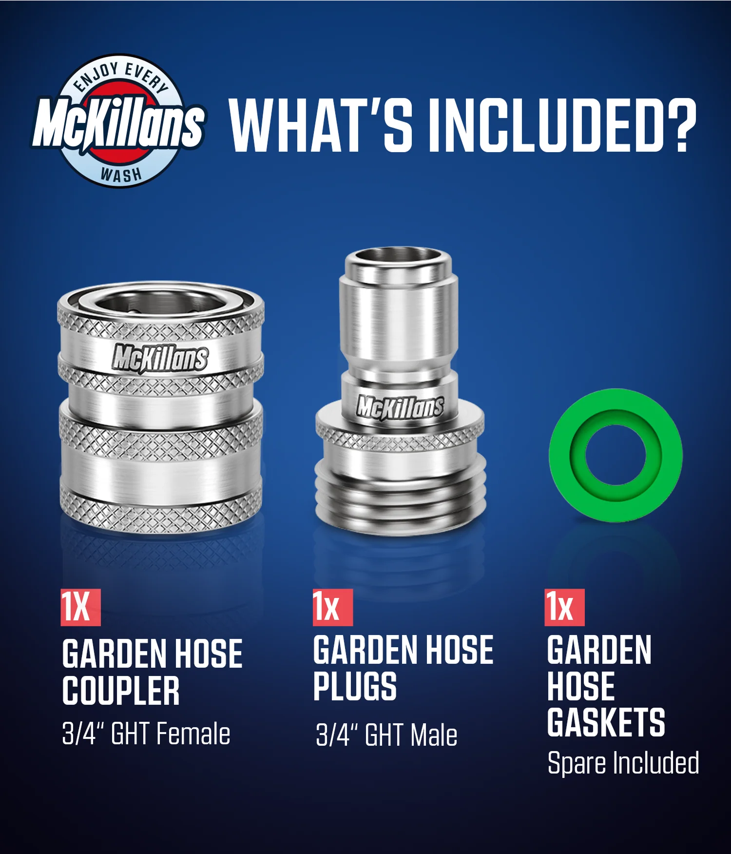 Garden Hose Quick Connect Pair - Image 5