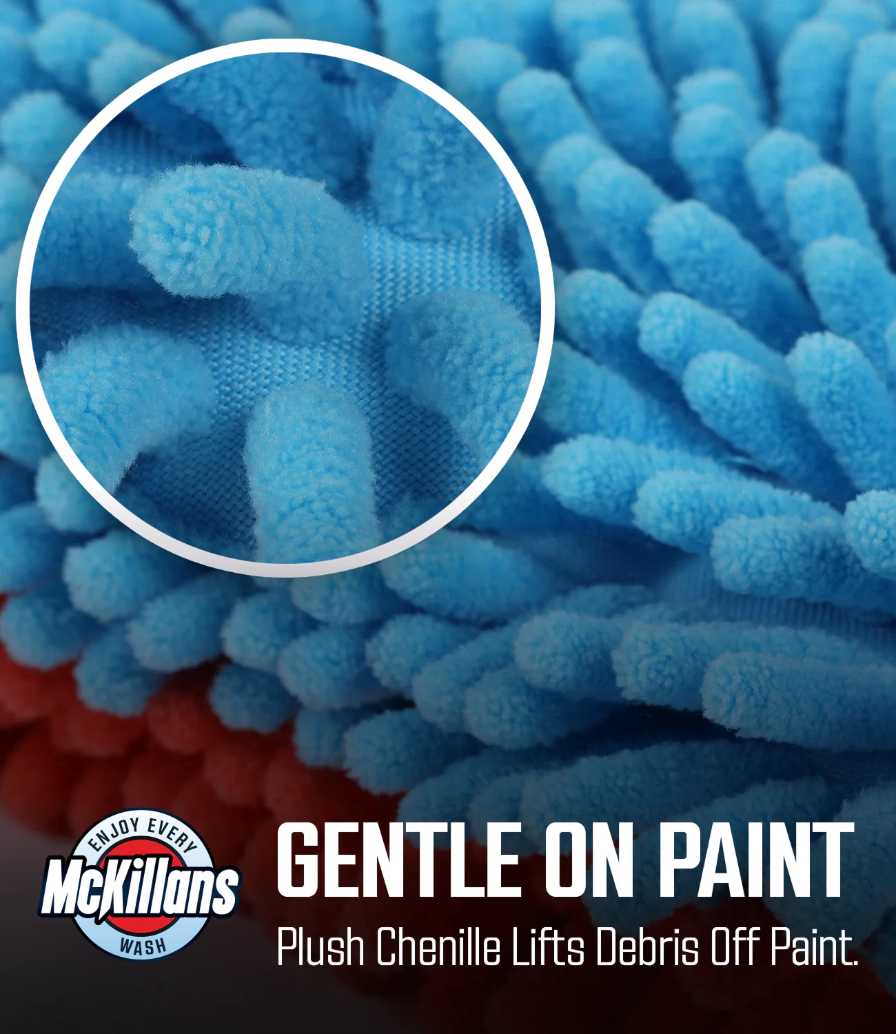 McKillans® Dual-Color Chenille Wash Pad (Pack of 2) - Image 4